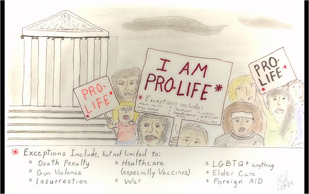 Pro life except